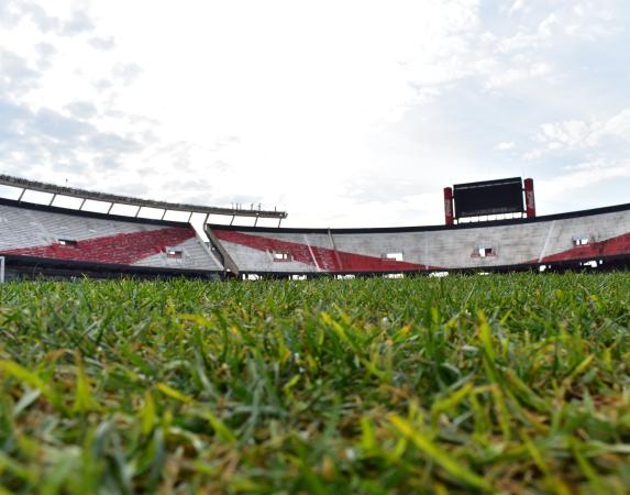 The monumental River Plate Buenos Aires football stadium