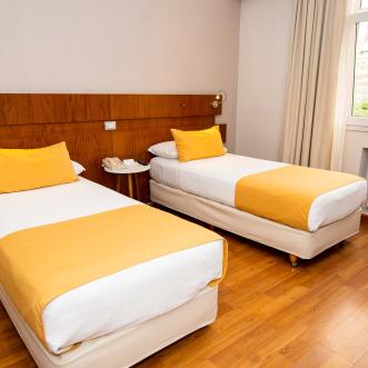 Habitación camas separadas Hotel Bristol