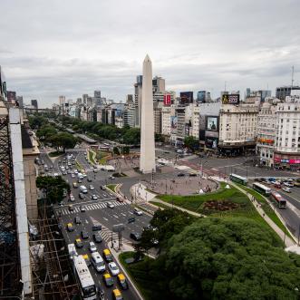 Obelisco exterior Hotel Bristol Buenos Aires